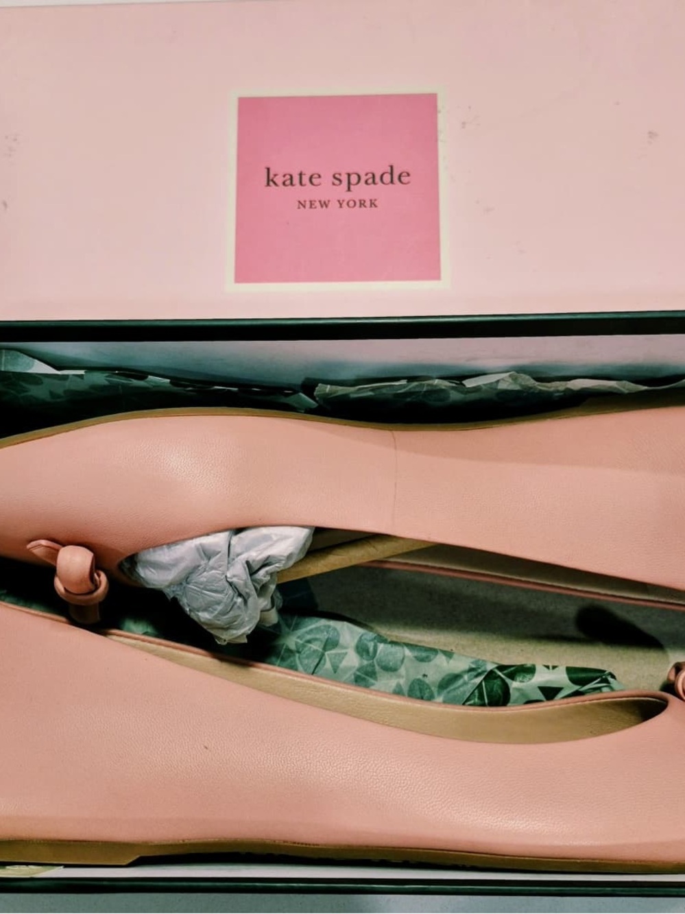 kate spade Pink Leather Shoulder Bag with Knot Strap size 9.5